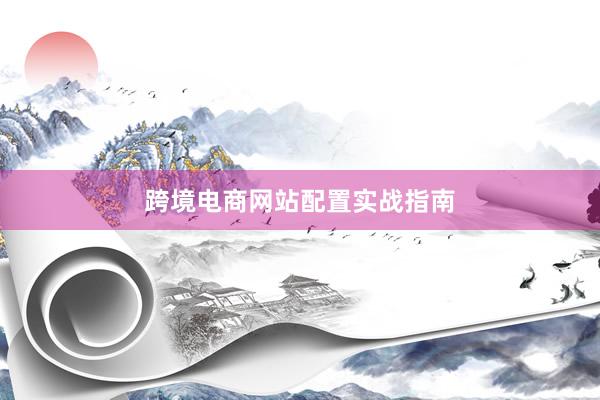 跨境电商网站配置实战指南